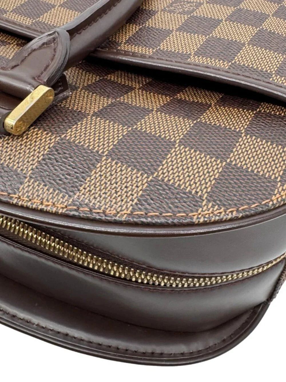 Louis Vuitton  Damier Sarria Horizontal Satchel Bag Brown